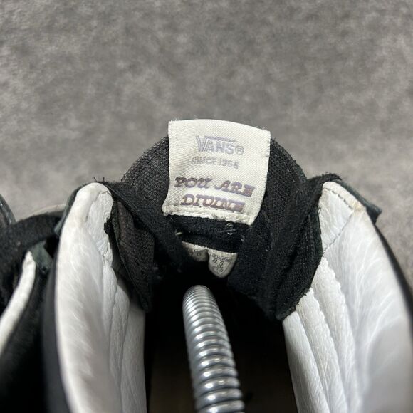 Vans Sk8-Hi Divine Energy Women's Size 8.5 Black White Athletic Skate Shoes Used - Picture 10 of 15